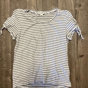 J. Crew Tie Shoulder Tee